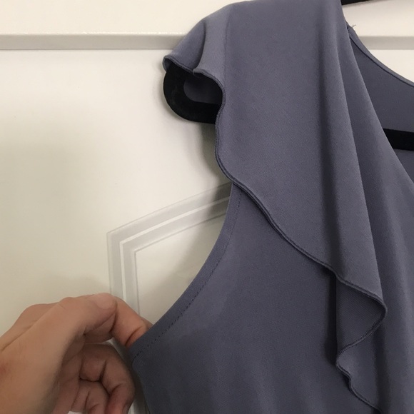 Blue Ruffle Dress - Picture 2 of 6